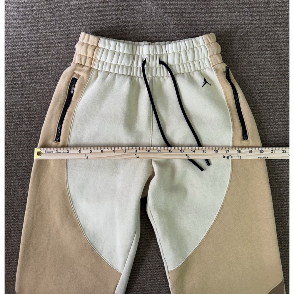 Jordan Women's Fleece Jogger Pants S Team Gold Club Gold CQ6673-783 Zip - Picture 6 of 13